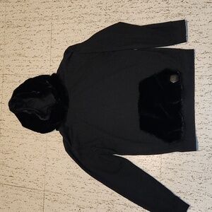 Rocawear Fur Pull Over Hoodie Vintage Y2K